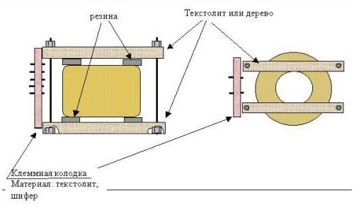 Схема простого сварочного трансформатора