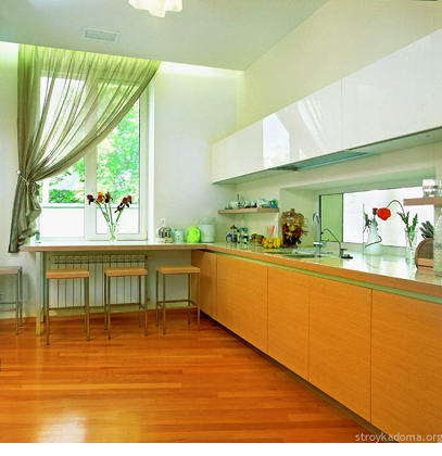 Кухня и окно дизайн