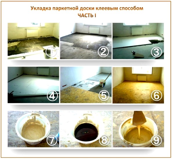 Паркетная доска на клею Паркетная доска на клею