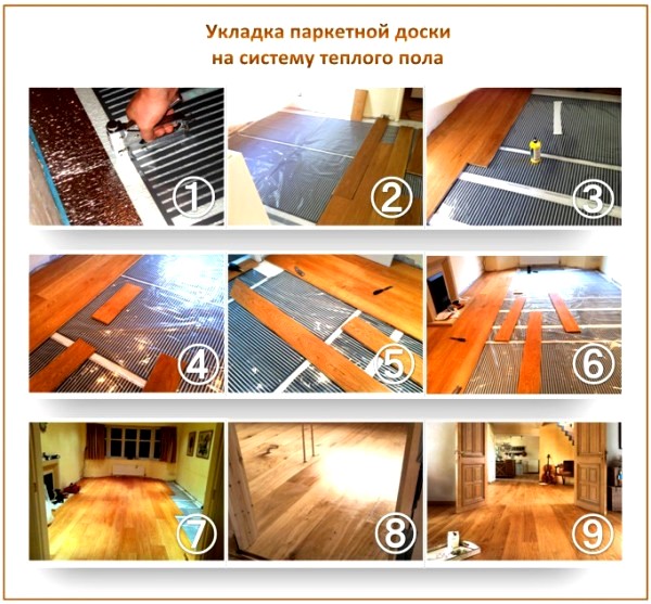Паркетная доска на теплый пол Паркетная доска на теплый пол