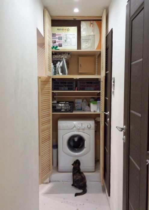 куда поставить стиральную машину в маленькой квартире