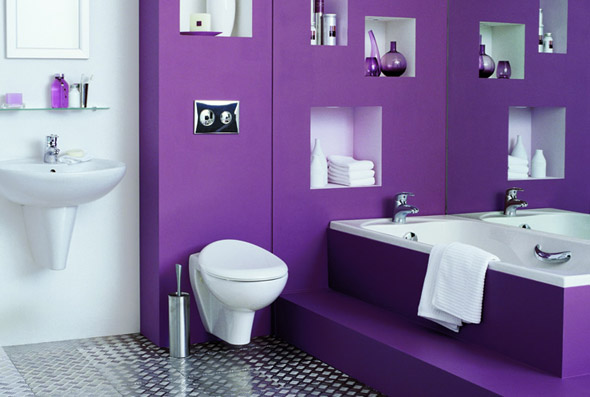 какой цвет стен выбрать  для ванной