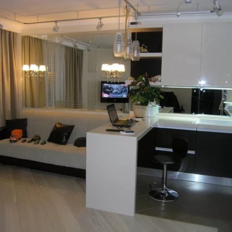 Дизайн квартиры-студии площадью 18 кв. м.  