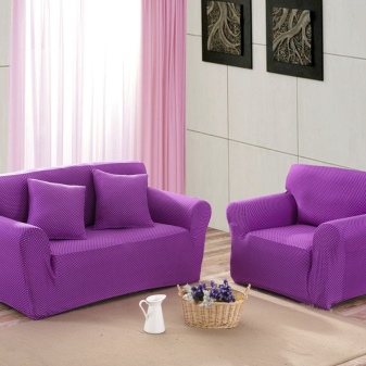 Фиолетовые диваны