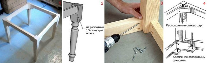 Деревянные ножки для стола: модные идеи