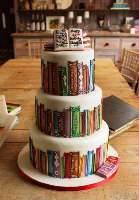 Торт для литературной свадьбы