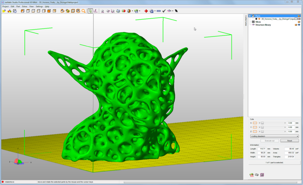 3d моделирование на Netfabb