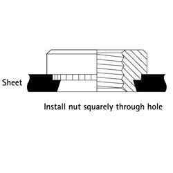 Self Clinch Nut Punch Anvil Standard 1