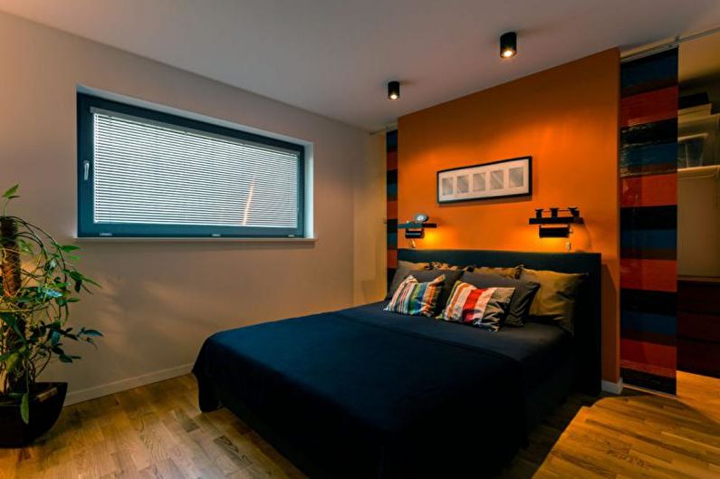 Дизайн интерьера спальни в стиле минимализм - фото