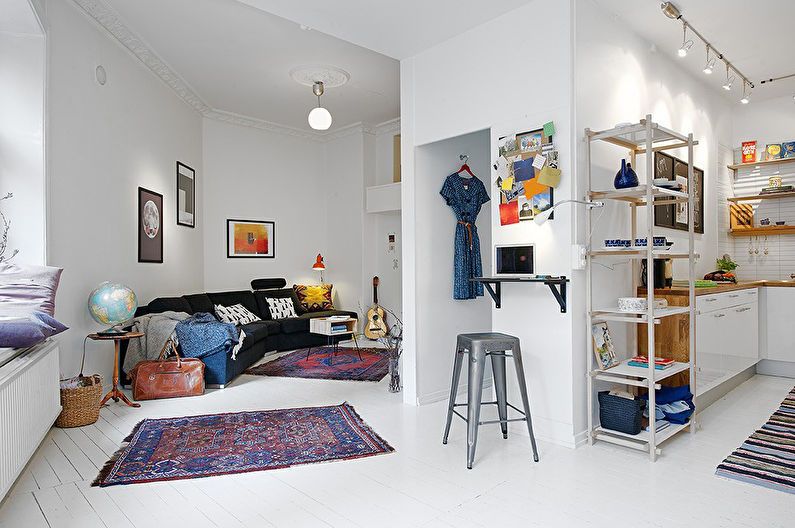 Дизайн квартиры-студии - стили интерьера