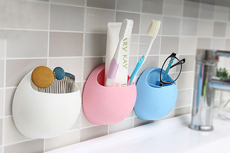 Аксессуары для ванной комнаты - Емкости для зубных щеток