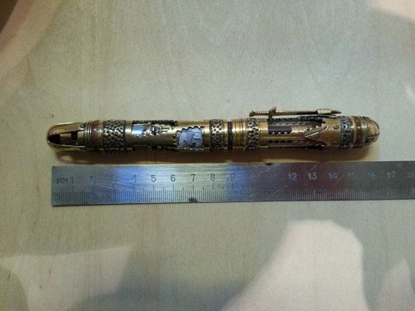 Ручка STEAMPEN стилизованная под средневековье