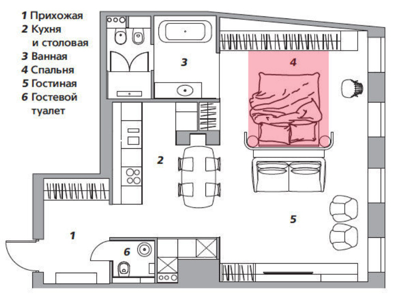 дизайн маленькой спальни