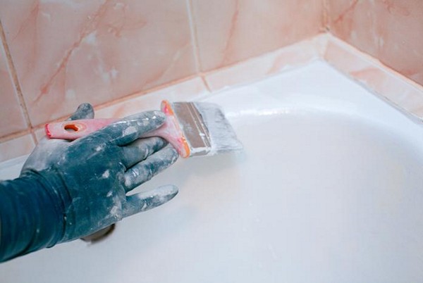 как отреставрировать ванну эмалью своими руками фото