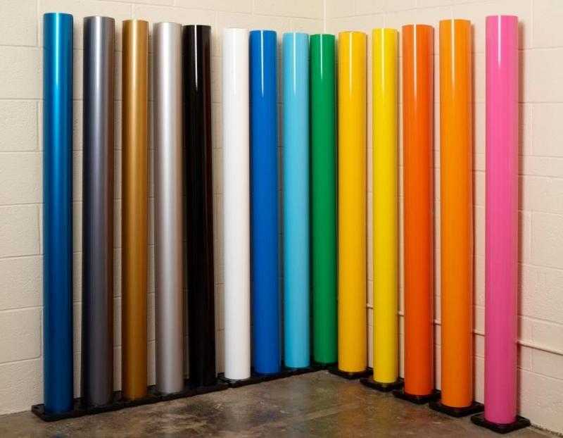 Цветовая палитра самоклеек для отделки поверхностей