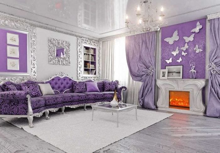 Цвет обивки дивана в интерьере
