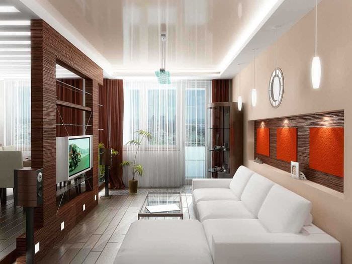 идея необычного стиля гостиной комнаты в современном стиле