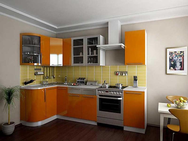 Модели кухонных гарнитуров фото для маленькой кухни фото