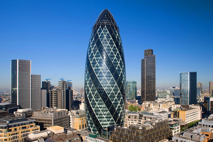 Небоскреб Gherkin building (Лондон)