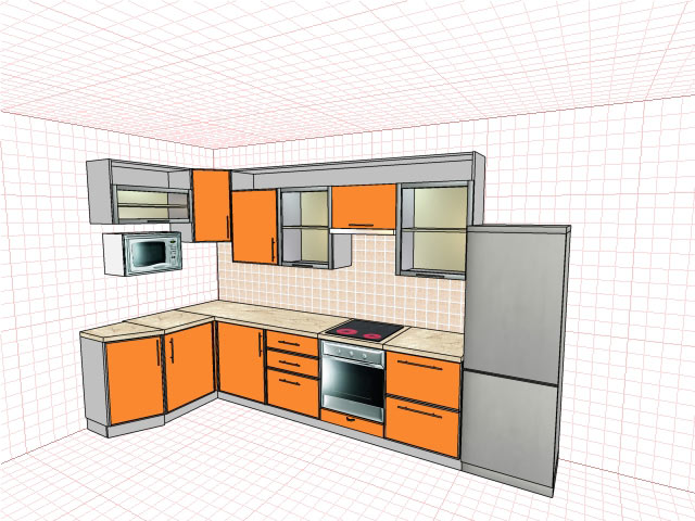 Проект макет кухни